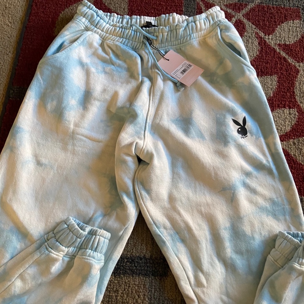 Playboy tie dye sweatpants